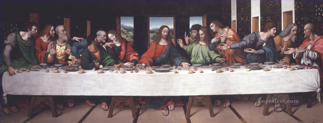 La Cène copie Léonard de Vinci Giampietrino Religieuse Christianisme Peintures à l'huile